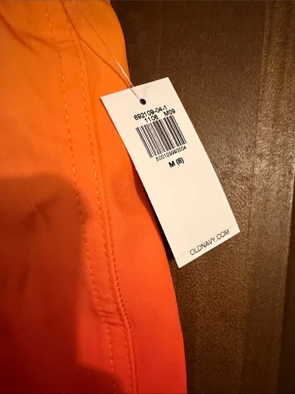 Old Navy Orange Ombre Boys' Swim Trunks with Drawstring